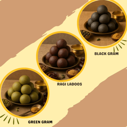 Classic Combo Pack - Ragi, Ghee & Black Gram Ladoos